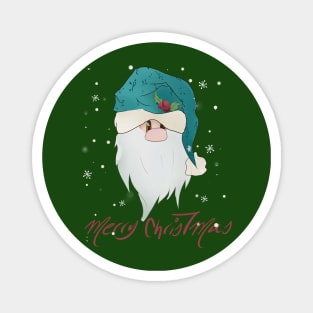 Bearded and adorable Santa Claus Magnet